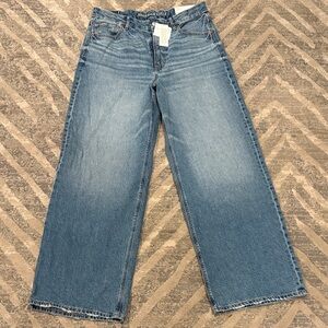 American Eagle Outfitters Light Blue Wide Leg Jeans